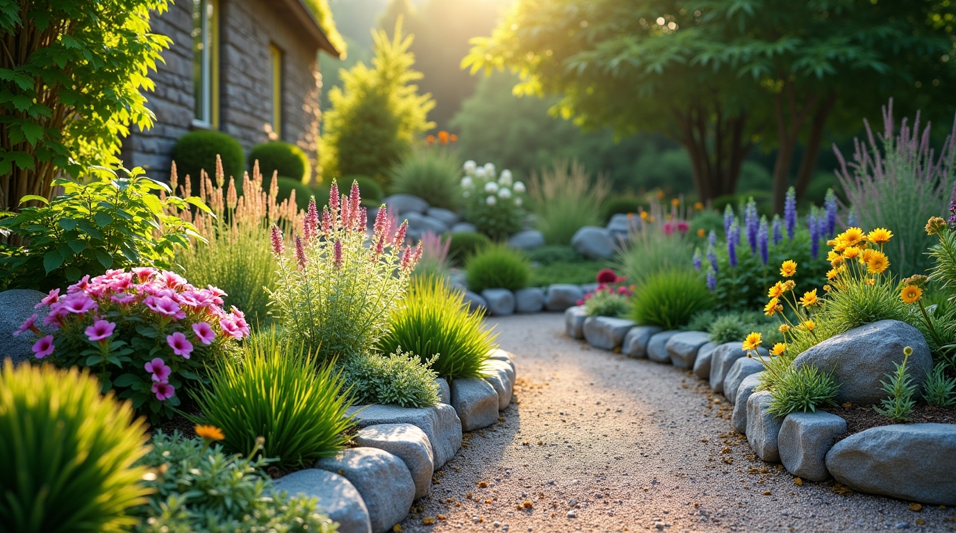Quelles plantes choisir pour un jardin de rocaille toute l’année ?